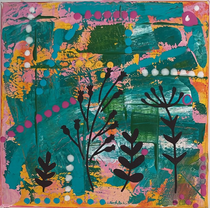 La rosée du jardin - 20x20 - €400