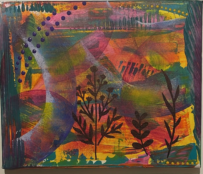 Through the lights - 22x27 - €400